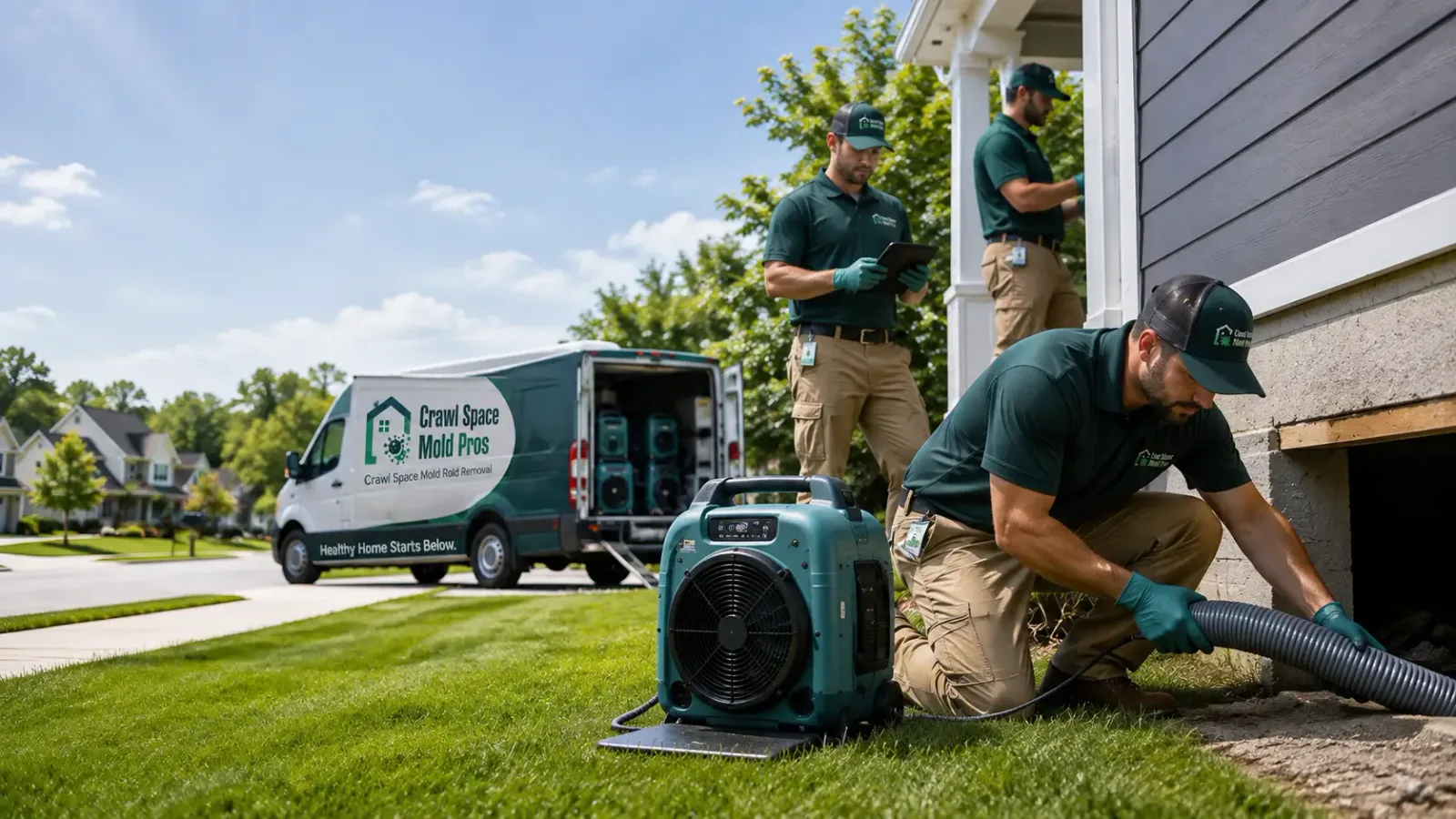 Crawl Space Mold Removal in Marion, WI